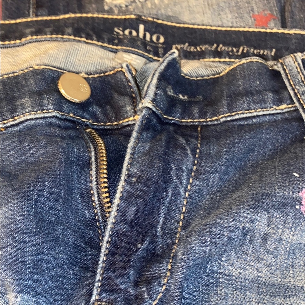 Soho Blue Boyfriend Jeans with Classic Denim Style